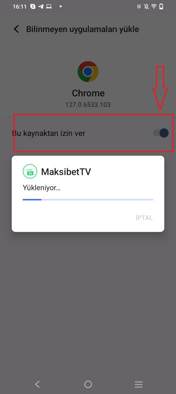 maksibetTV Mobil Tanıtım - Adım 4